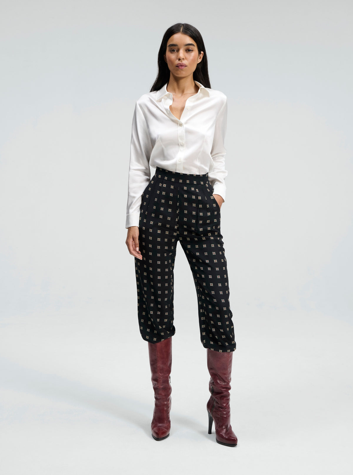St. Germain Silk Charmeuse Blouse